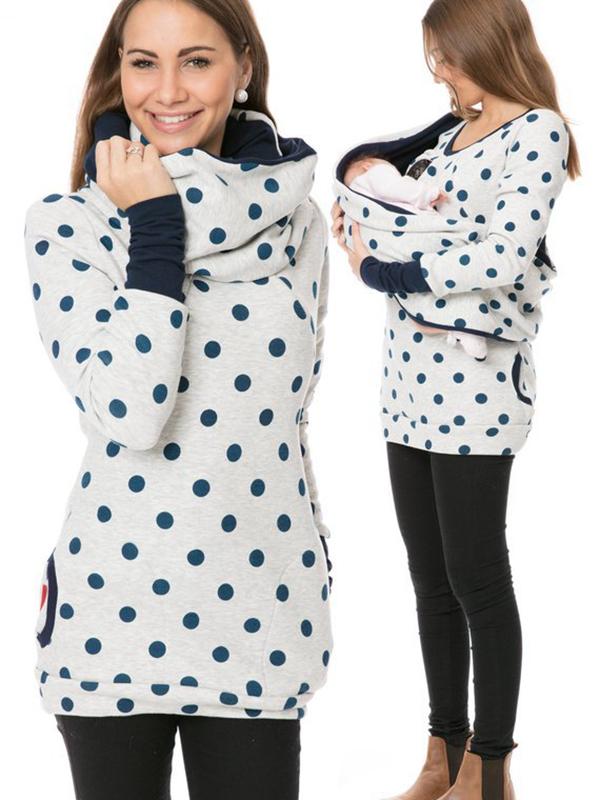 Sweat Allaitement Zippé Maternité Confort