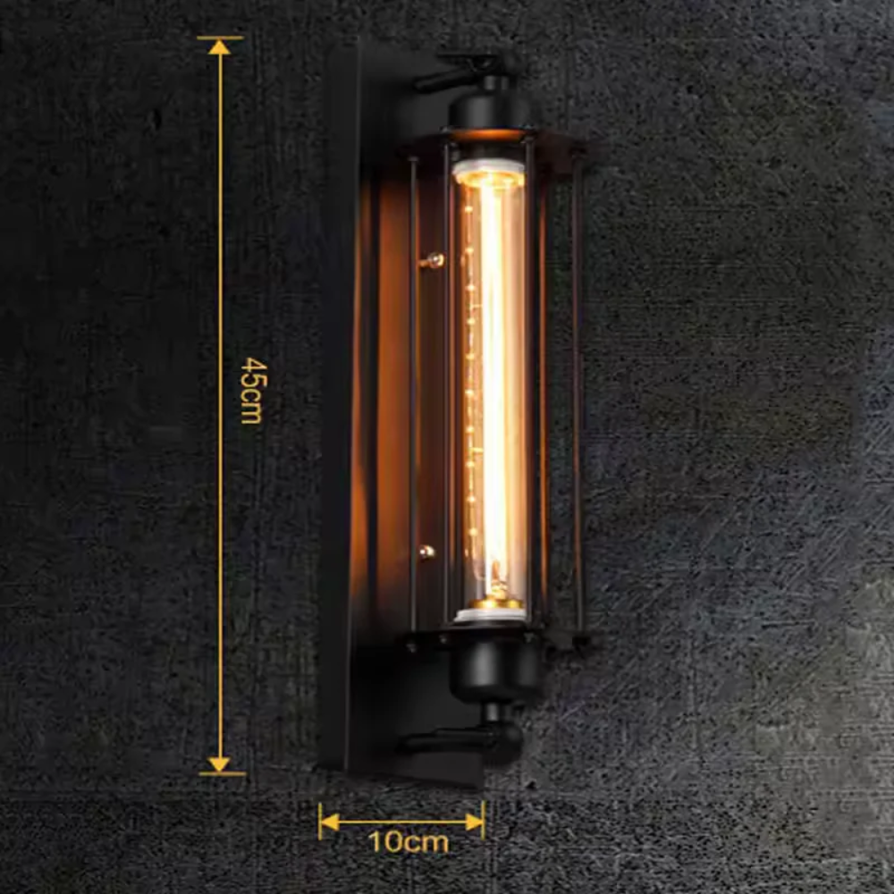 Applique Murale – Ampoule Edison – Métal