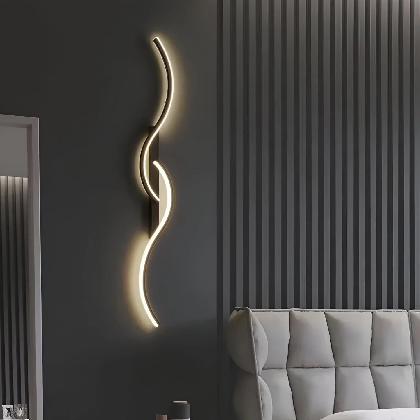 Applique Murale LED Design Ondulé