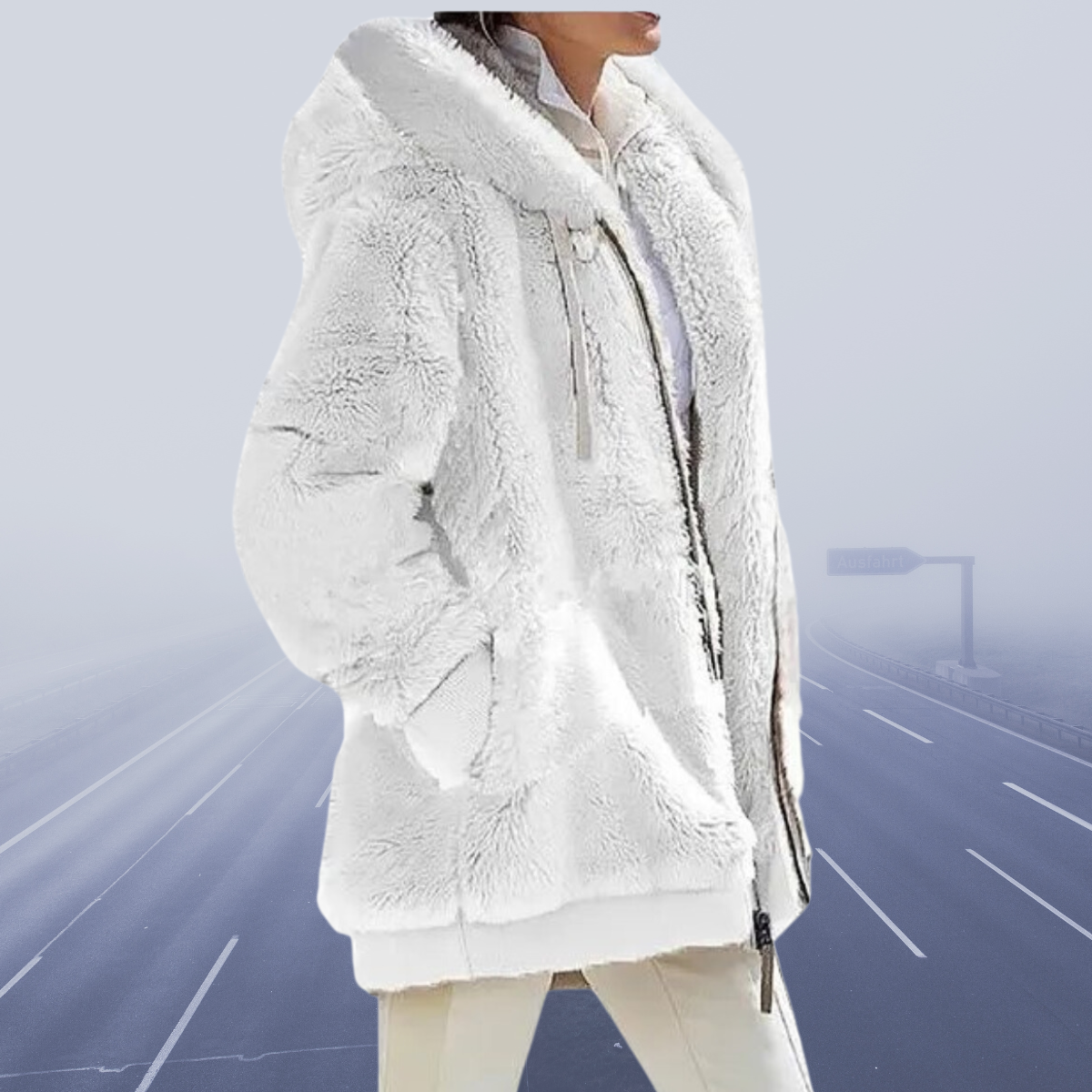 Veste Polaire Femme à Capuche