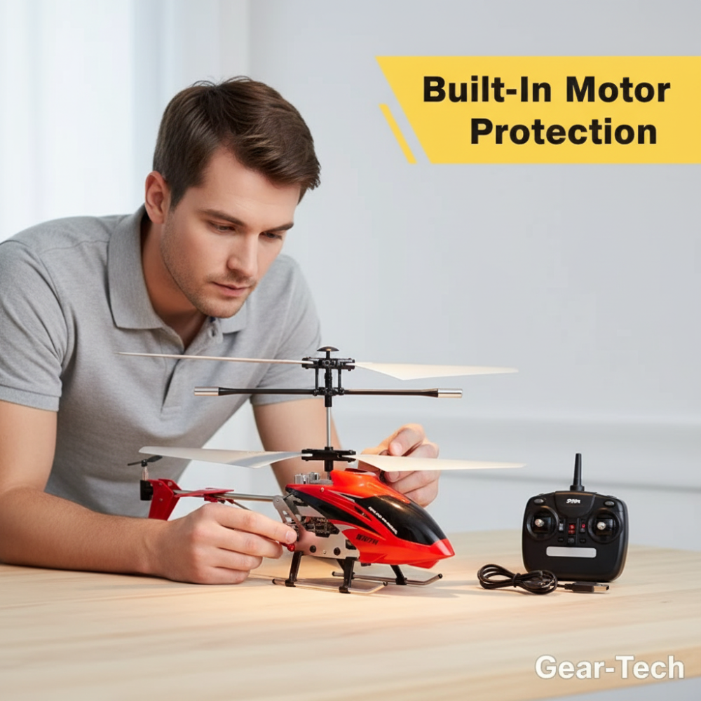 Mini Hélicoptère RC Incassable Gyroscope