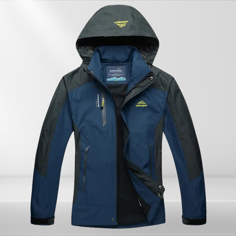 Veste de Randonnée Imperméable – Capuche Réglable – Poches Zippées