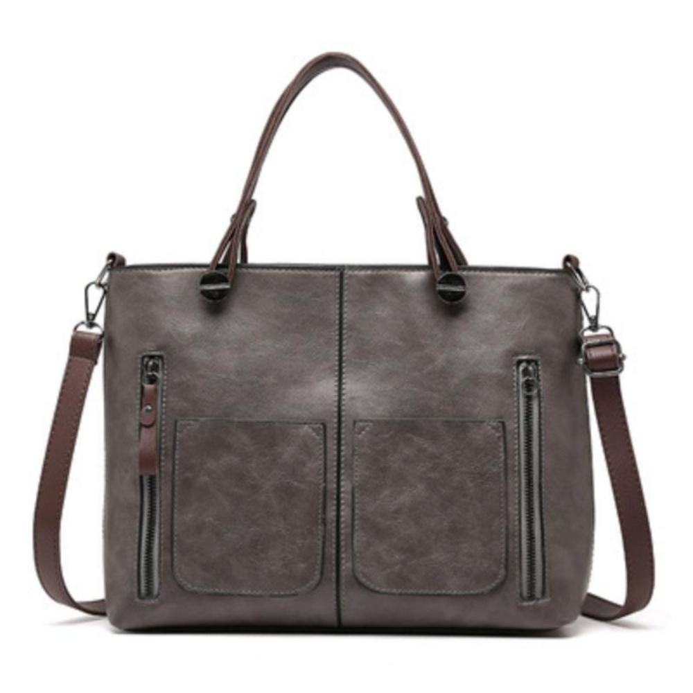Floréa Sac à Main en Cuir pour Femme | Cabas Essentiel au Style Classique