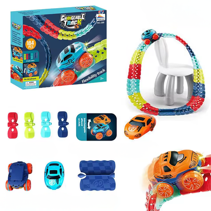 Bend-N-Race Circuit Automobile | Circuit Flexible pour Enfant