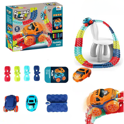 Bend-N-Race Circuit Automobile | Circuit Flexible pour Enfant