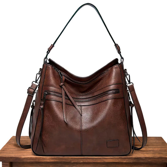 Amélise Sac à Main en Cuir Classique pour Femme | Sac Bandoulière Élégant du Quotidien