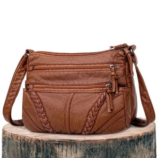 Vélie Sac Bandoulière Tressé | Sac Bandoulière Élégant et Confortable
