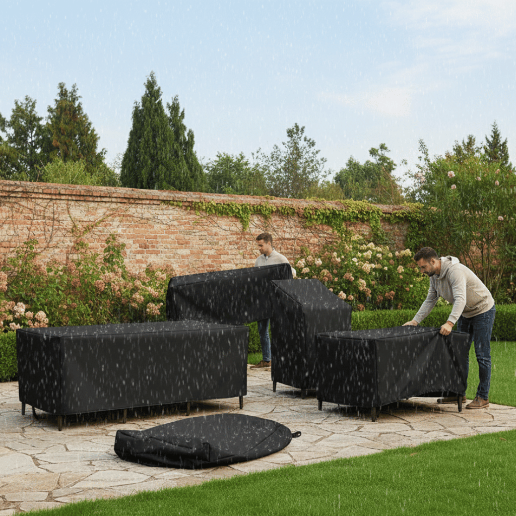 Housse Salon de Jardin – Imperméable – Anti-UV