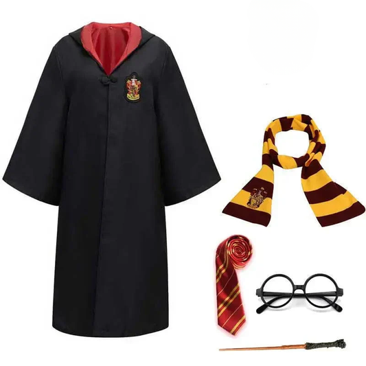 Déguisement Harry Potter – Robe Capuche – Écusson