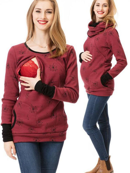 Sweat Allaitement Zippé Maternité Confort