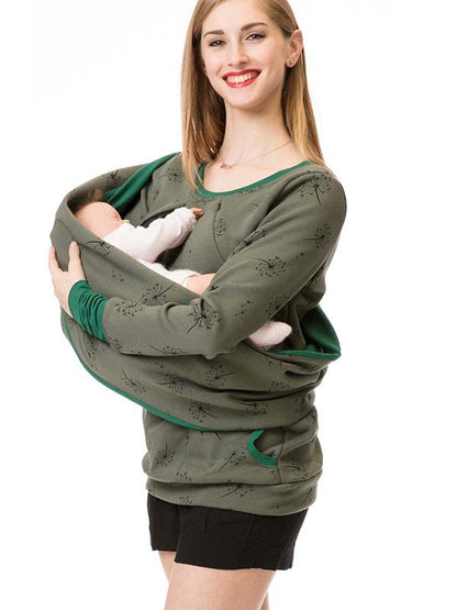Sweat Allaitement Zippé Maternité Confort