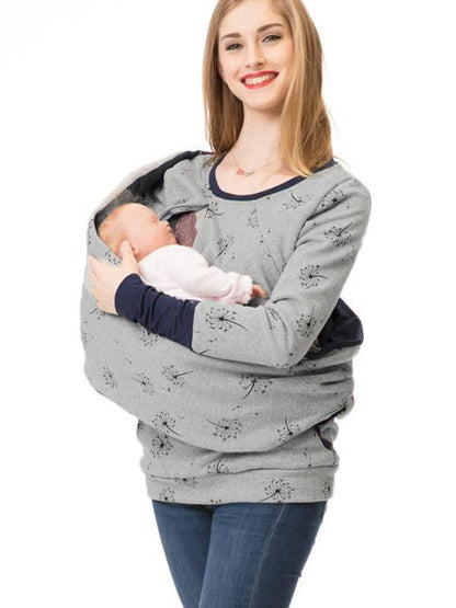 Sweat Allaitement Zippé Maternité Confort