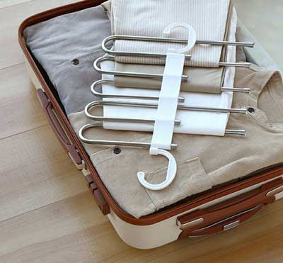 WardrobePro 5-in-1 Cintre à Pantalon | Organisateur Gain de Place