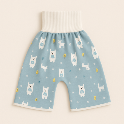 Pantalon d’Apprentissage Bébé – Coton – Taille Élastique