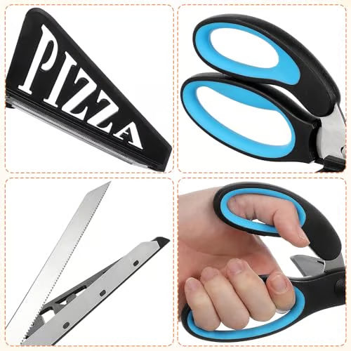 Ciseaux Pizza 2-en-1 Découpe Service