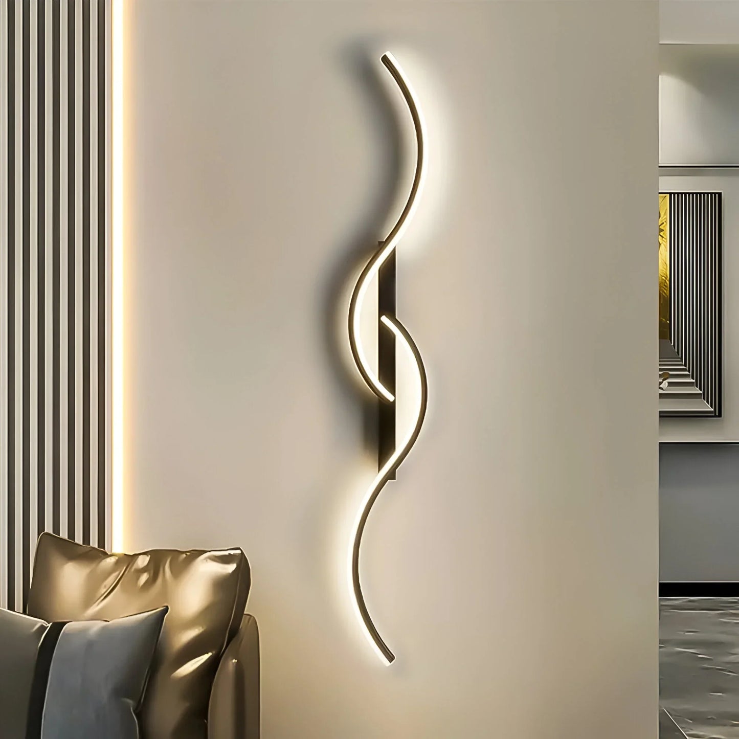 Applique Murale LED Design Ondulé