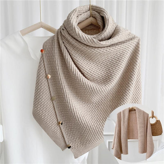 Châle Écharpe Tricot Doux 6-en-1