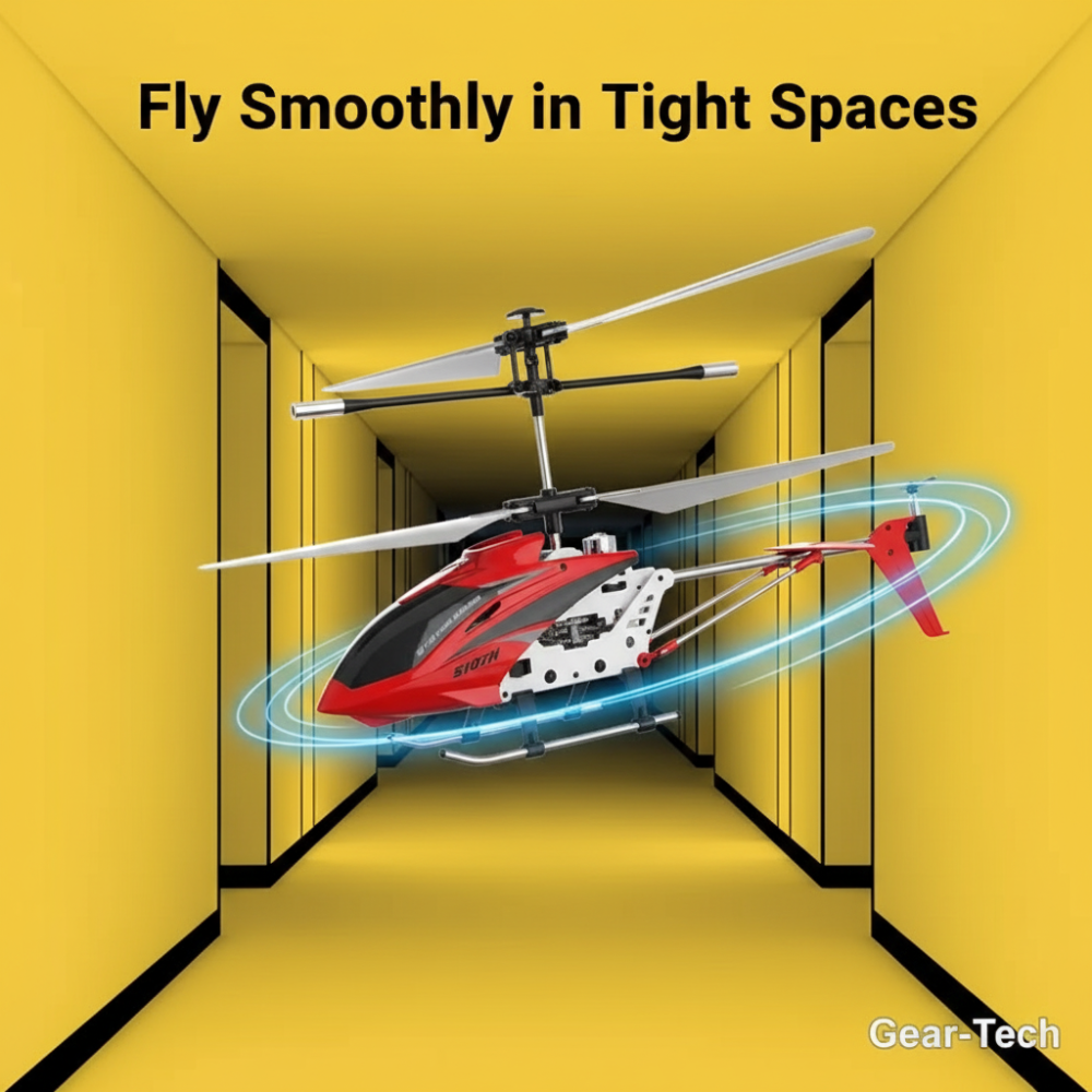 Mini Hélicoptère RC Incassable Gyroscope