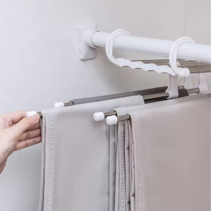 WardrobePro 5-in-1 Cintre à Pantalon | Organisateur Gain de Place