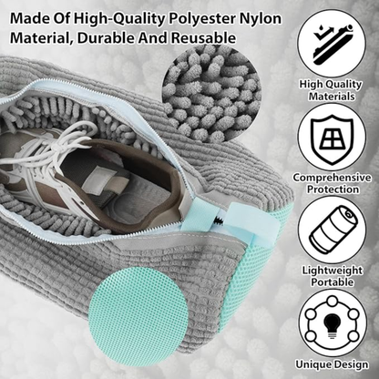 Sac Lavage Chaussures – Protecteur – Zippé