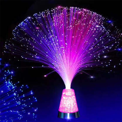 Lampe à Fibres Optiques Changeant de Couleur | Lueur RGB 7 Couleurs