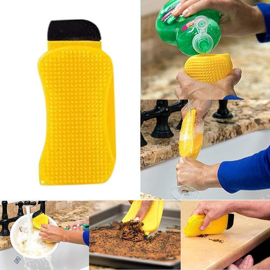 Éponge Silicone 3-en-1 Anti-Odeurs