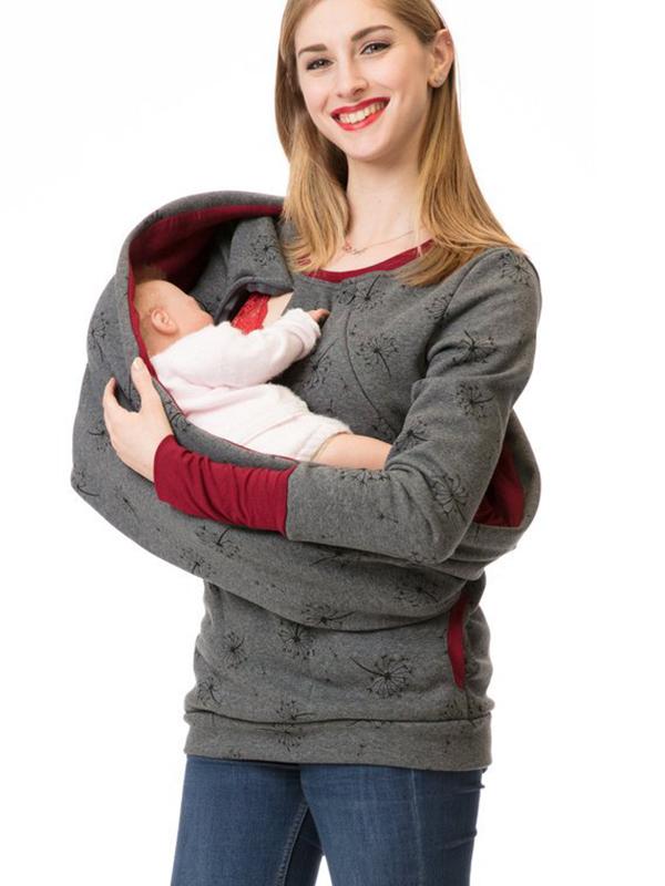 Sweat Allaitement Zippé Maternité Confort