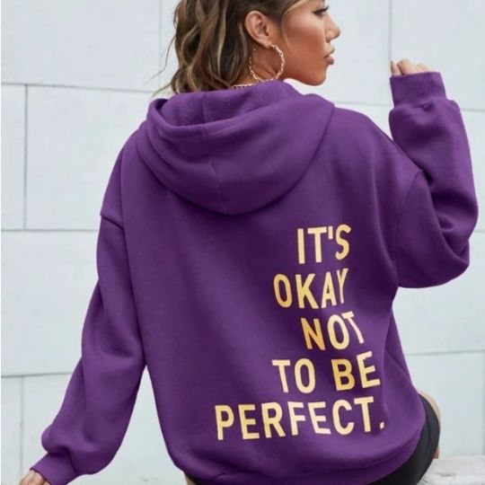 Hoodie Femme Message Positif