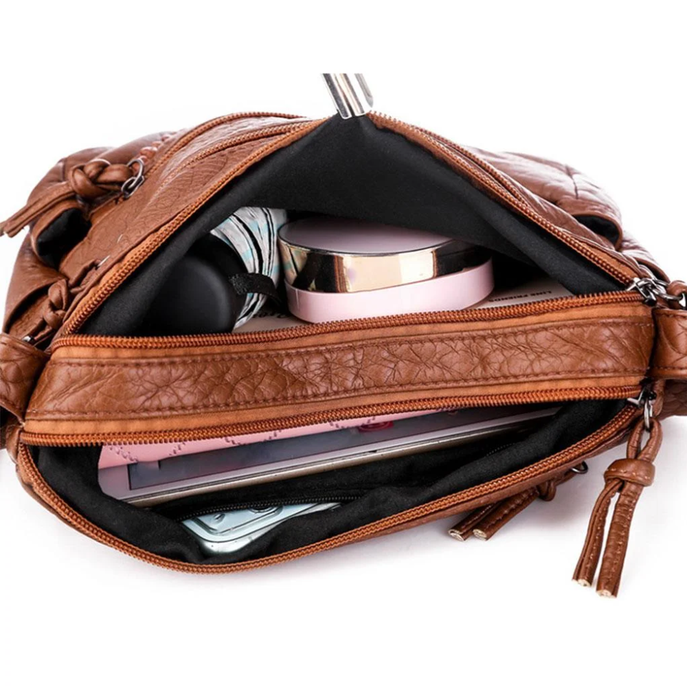 Vélie Sac Bandoulière Tressé | Sac Bandoulière Élégant et Confortable