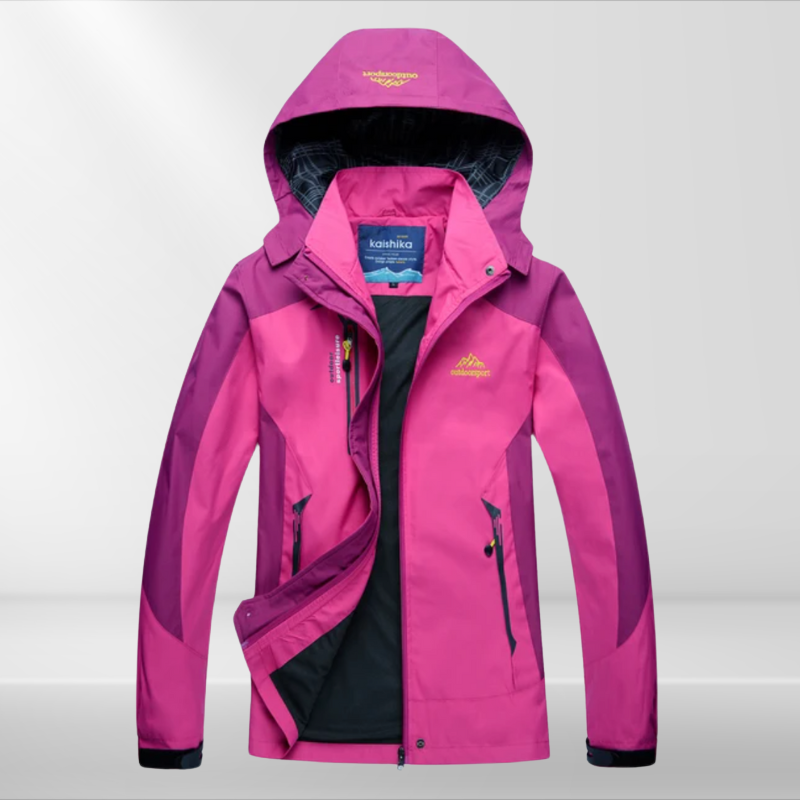 Veste de Randonnée Imperméable – Capuche Réglable – Poches Zippées