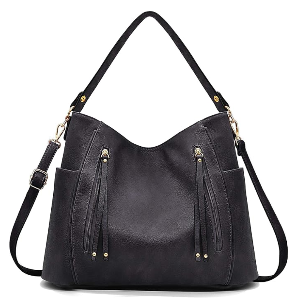 Célavine Sac à Bandoulière en Cuir | Sac à Main à Poches Multiples