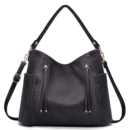 Célavine Sac à Bandoulière en Cuir | Sac à Main à Poches Multiples