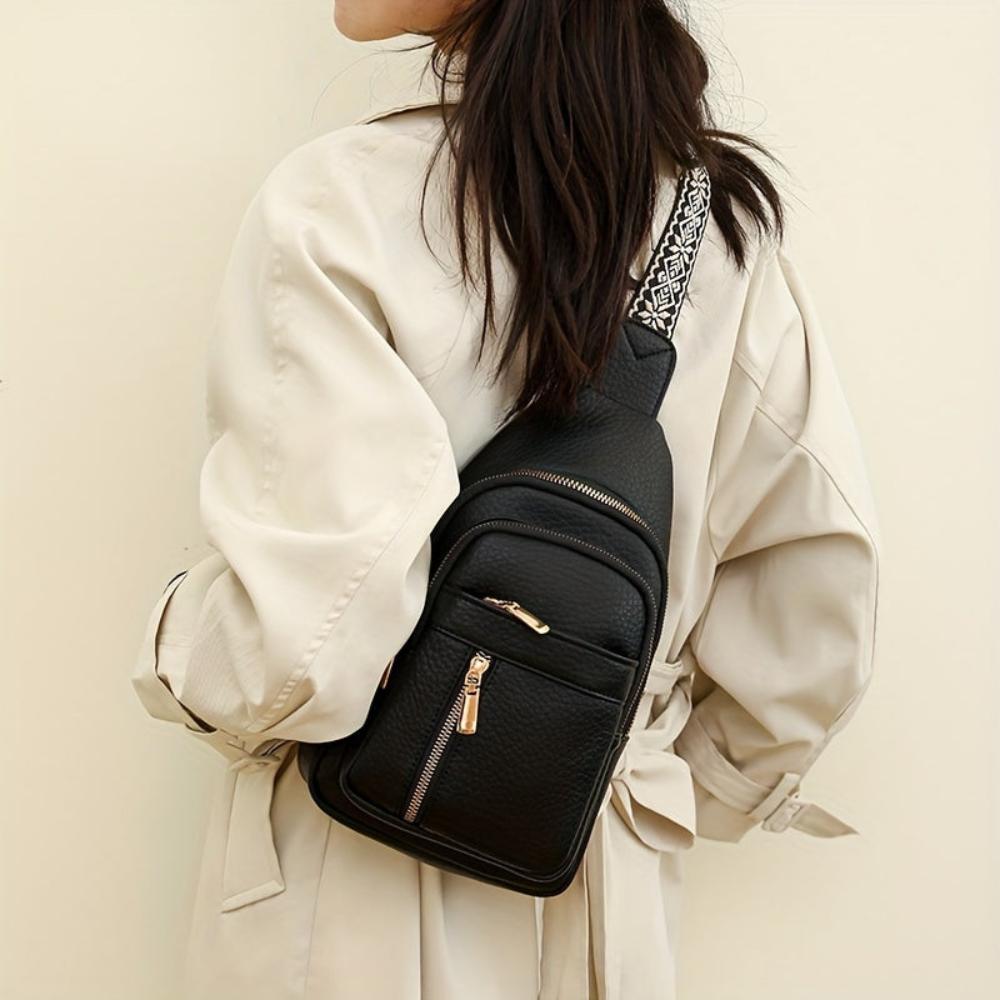 Clémentea Sac à Bandoulière Rétro en Cuir | Sac a Main Compact pour Femme