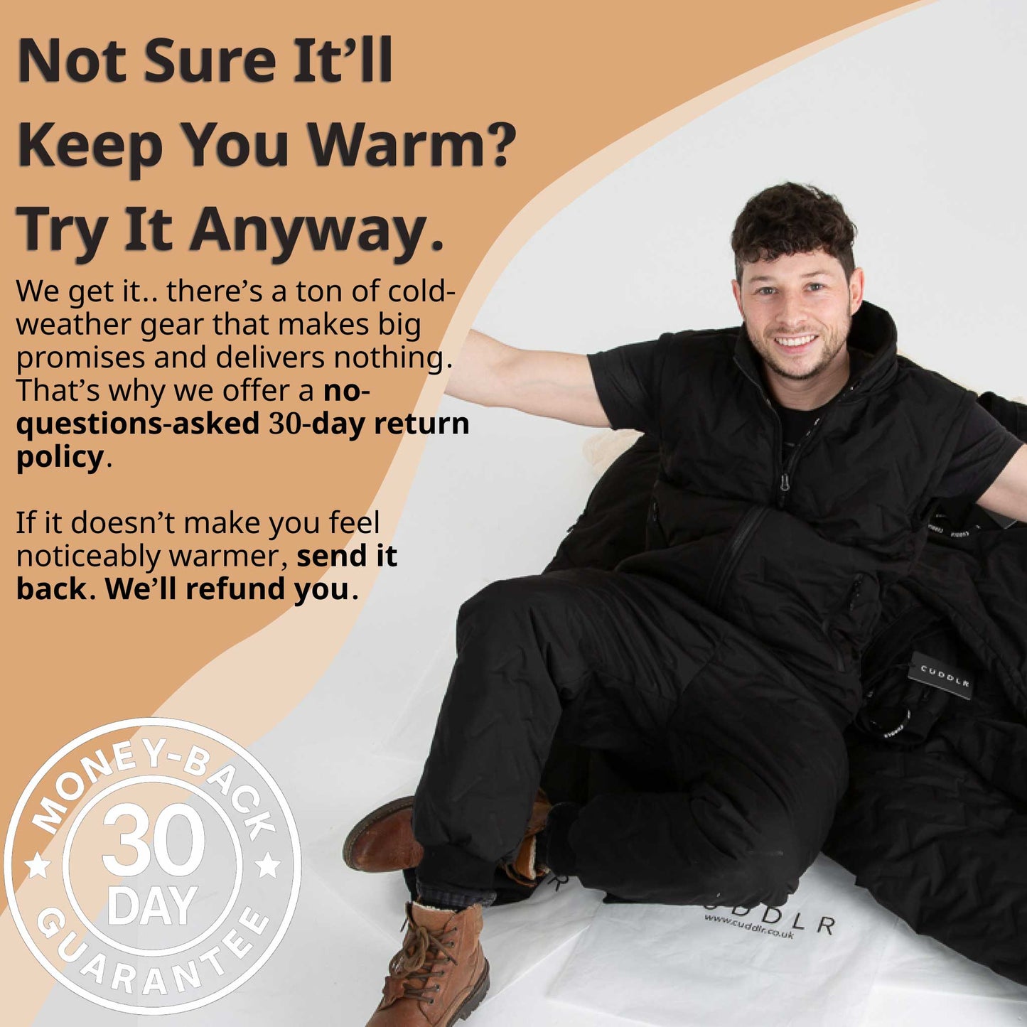 Pantalon Imperméable Doublé Polaire Unisexe