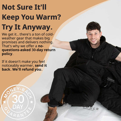 Pantalon Imperméable Doublé Polaire Unisexe
