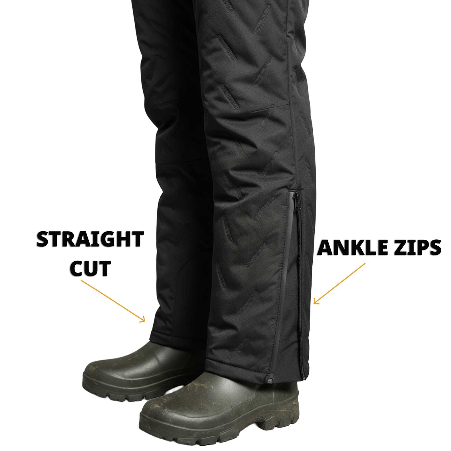 Pantalon Imperméable Doublé Polaire Unisexe