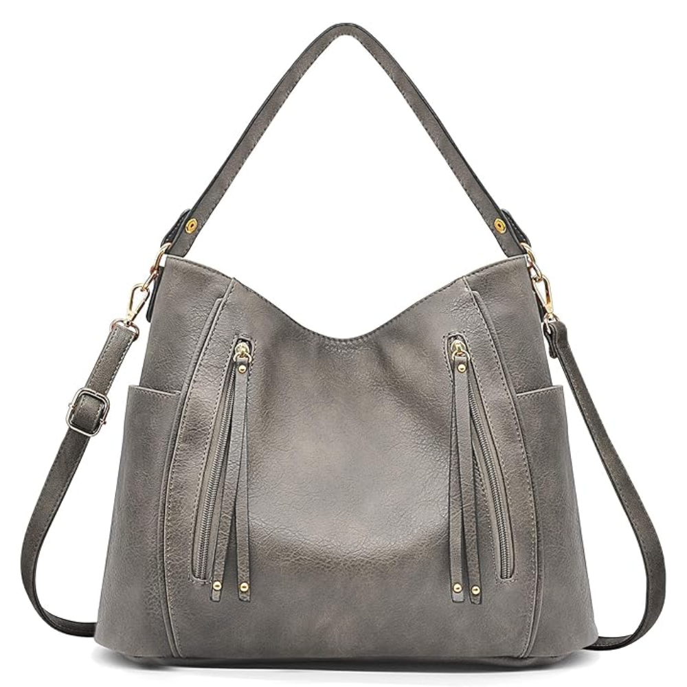 Célavine Sac à Bandoulière en Cuir | Sac à Main à Poches Multiples