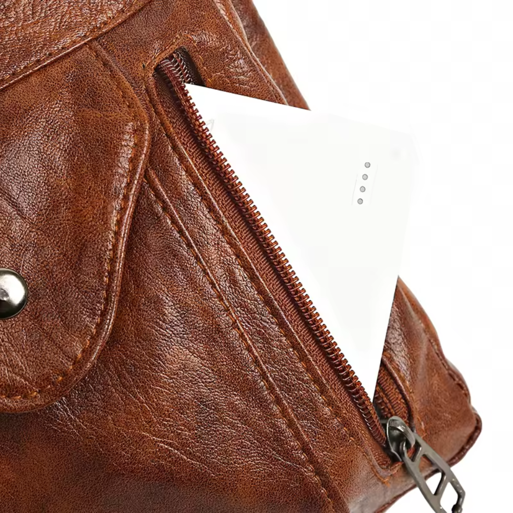 Amélie Bandoulière en Cuir | Sac Bandoulière Compact pour Femme
