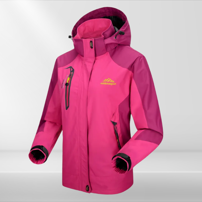 Veste de Randonnée Imperméable – Capuche Réglable – Poches Zippées