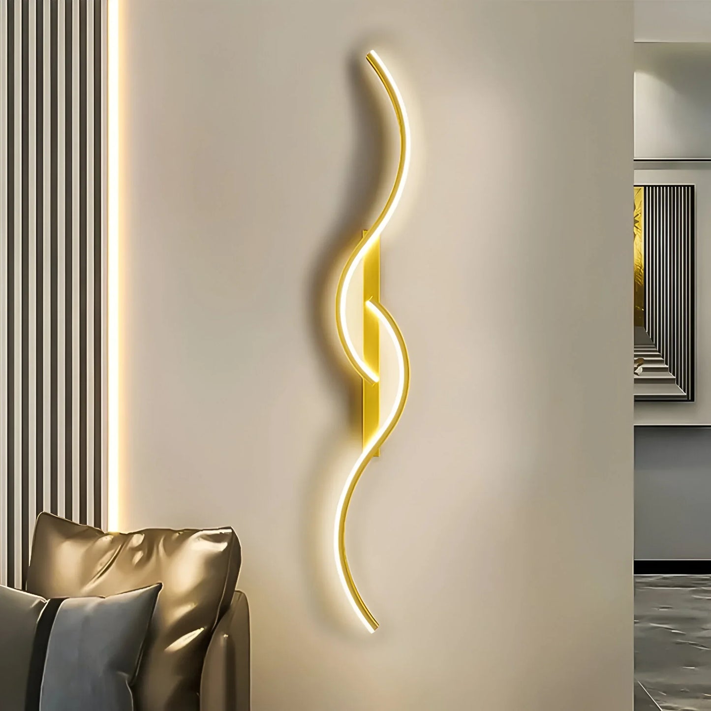 Applique Murale LED Design Ondulé