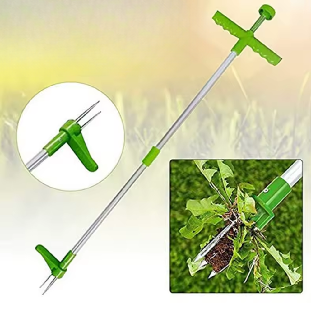 RootLift Arrache-Herbes | Outil Debout pour Extraction Profonde des Racines