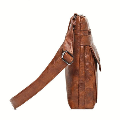 Amélie Bandoulière en Cuir | Sac Bandoulière Compact pour Femme