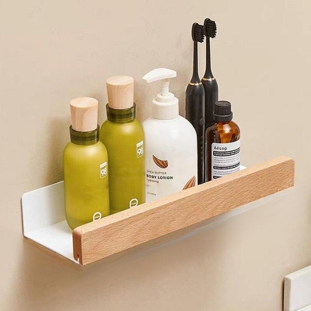 Étagère Murale – Bois – Rebord