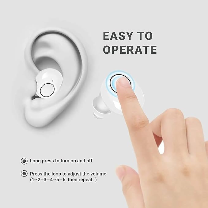 Aides Auditives Bluetooth Rechargeables Discrètes