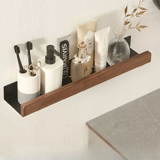 Étagère Murale – Bois – Rebord