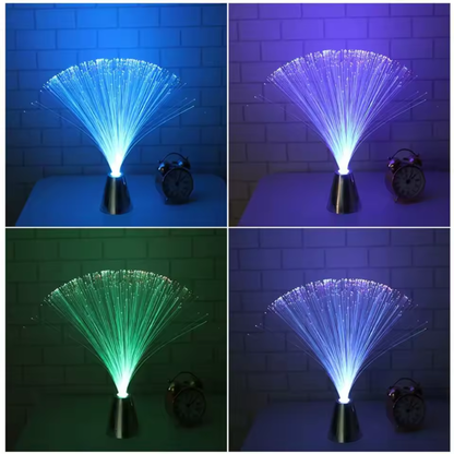 Lampe à Fibres Optiques Changeant de Couleur | Lueur RGB 7 Couleurs