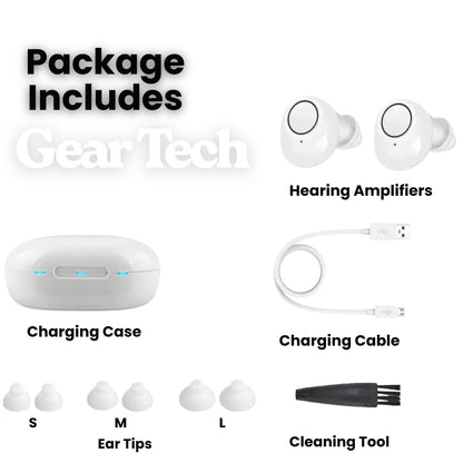 Aides Auditives Bluetooth Rechargeables Discrètes