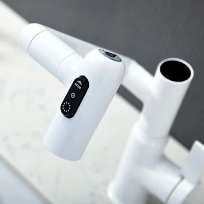 Robinet d'Évier Intelligent Pivotant à 360° | Inox avec Affichage Température