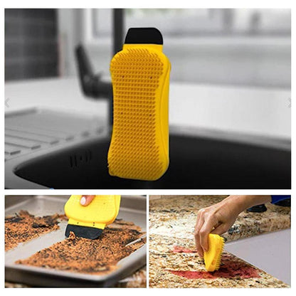 Éponge Silicone 3-en-1 Anti-Odeurs