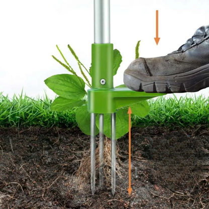 RootLift Arrache-Herbes | Outil Debout pour Extraction Profonde des Racines